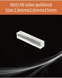 BGO Scintillator, BGO Scintillation Crystal, Bismuth Germanate Scintillation Crystal, 2.8x2.8x15mm