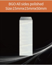 BGO Scintillator, BGO Scintillation Crystal, Bismuth Germanate Scintillation Crystal, 15x15x50mm