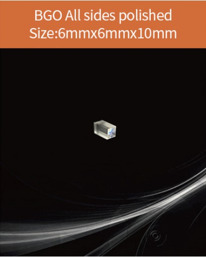 BGO Scintillator, BGO Scintillation Crystal, Bismuth Germanate Scintillation Crystal, 6x6x10mm