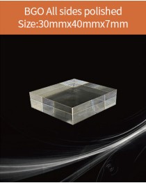 BGO Scintillator, BGO Scintillation Crystal, Bismuth Germanate Scintillation Crystal, 30x40x7mm