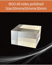 BGO Scintillator, BGO Scintillation Crystal, Bismuth Germanate Scintillation Crystal, 50x50x30mm