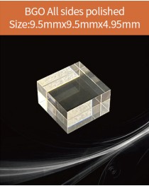 BGO Scintillator, BGO Scintillation Crystal, Bismuth Germanate Scintillation Crystal, 9.5x9.5x4.95mm