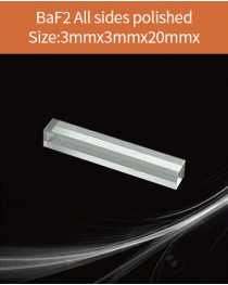 BaF2 crystal, Barium Fluoride scintillator, BaF2 Barium Fluoride Scintillation crystal Material ,3x3x20mm