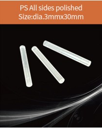 Plastic scintillator material, equivalent Eljen EJ 200 or Saint gobain BC 408  scintillator,  dia.3x30mm