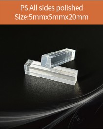 Plastic scintillator material, equivalent Eljen EJ 200 or Saint gobain BC 408  scintillator,  5x5x20mm