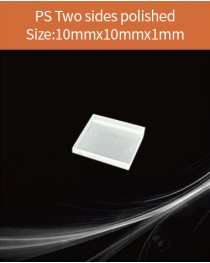 Plastic scintillator material, equivalent Eljen EJ 200 or Saint gobain BC 408  scintillator,  10x10x1mm