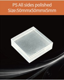 Plastic scintillator material, equivalent Eljen EJ 200 or Saint gobain BC 408  scintillator,  50x50x5mm