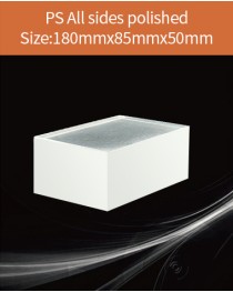 Plastic scintillator material, equivalent Eljen EJ 200 or Saint gobain BC 408  scintillator,  180x85x50mm