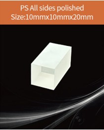 Plastic scintillator material, equivalent Eljen EJ 200 or Saint gobain BC 408  scintillator,  10x10x20mm