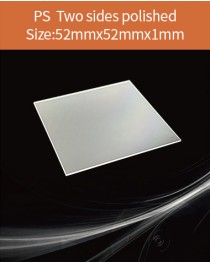 Plastic scintillator material, equivalent Eljen EJ 200 or Saint gobain BC 408  scintillator,  52x52x1mm