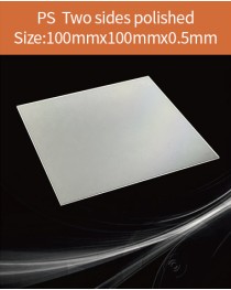 Plastic scintillator material, equivalent Eljen EJ 200 or Saint gobain BC 408  scintillator,  100x100x0.5mm