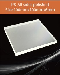 Plastic scintillator material, equivalent Eljen EJ 200 or Saint gobain BC 408  scintillator,  100x100x6mm