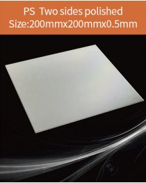 Plastic scintillator material, equivalent Eljen EJ 200 or Saint gobain BC 408  scintillator,  200x200x0.5mm