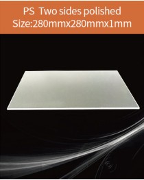 Plastic scintillator material, equivalent Eljen EJ 200 or Saint gobain BC 408  scintillator,  280x280x1mm