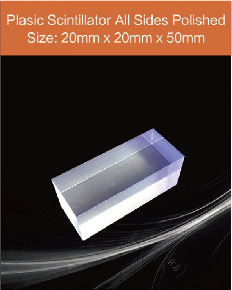 35 X 50mm Bicron BC408 Plastic Scintillator 1-3/8" diameter X 2" length BC-408 