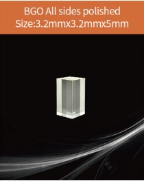 BGO Scintillator, BGO Scintillation Crystal, Bismuth Germanate Scintillation Crystal, 3.2x3.2x5mm