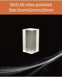 BGO Scintillator, BGO Scintillation Crystal, Bismuth Germanate Scintillation Crystal, 5x5x10mm