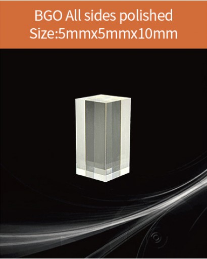 BGO Scintillator, BGO Scintillation Crystal, Bismuth Germanate Scintillation Crystal, 5x5x10mm