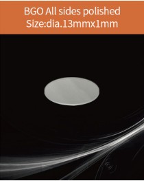 BGO Scintillator, BGO Scintillation Crystal, Bismuth Germanate Scintillation Crystal, dia.13x1mm