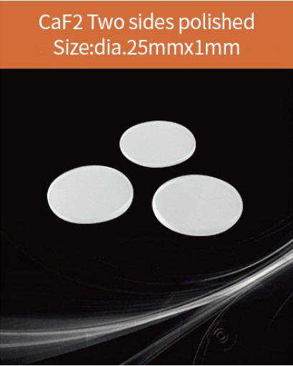 CaF2 eu scintillator, CaF2 eu crystal, scintilltion CaF2 eu, eu doped CaF2, CaF2 eu scintillation crystal, dia.25x1mm