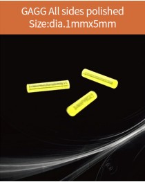 GAGG Ce scintillation crystal, GAGG Ce crystal, GAGG scintillator, Ce:Gd3Al2Ga3O12 crystal, dia.1x5mm