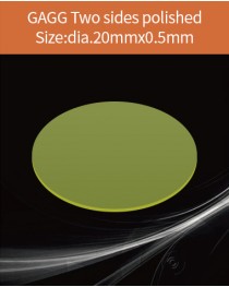 YAG Ce scintillator, YAG Ce crystal, Ce doped YAG scintillator, Scintillation YAG Ce, YAG Ce diameter 20x0.5mm both sides polished