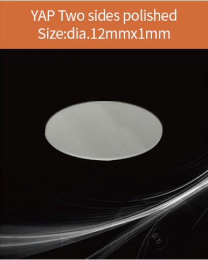 YAP Ce scintillator, YAP Ce crystal, Ce doped YAP scintillation crystal, Scintillation YAP Ce, YAP:Ce  diameter 12x1mm