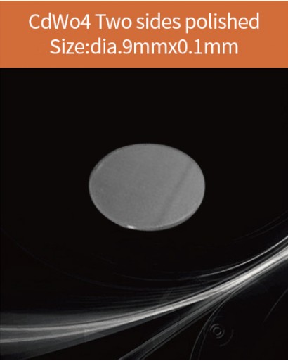 YAP Ce scintillator, YAP Ce crystal, Ce doped YAP scintillation crystal, Scintillation YAP Ce, YAP:Ce  diameter 9x0.1mm