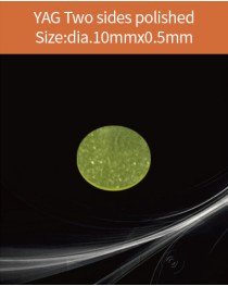 YAG Ce scintillator, YAG Ce crystal, Ce doped YAG scintillator, Scintillation YAG Ce, YAG Ce dia.10x0.5mm