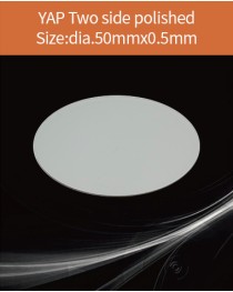 YAP Ce scintillator, YAP Ce crystal, Ce doped YAP scintillation crystal, Scintillation YAP Ce, YAP:Ce  dia.50x0.5mm